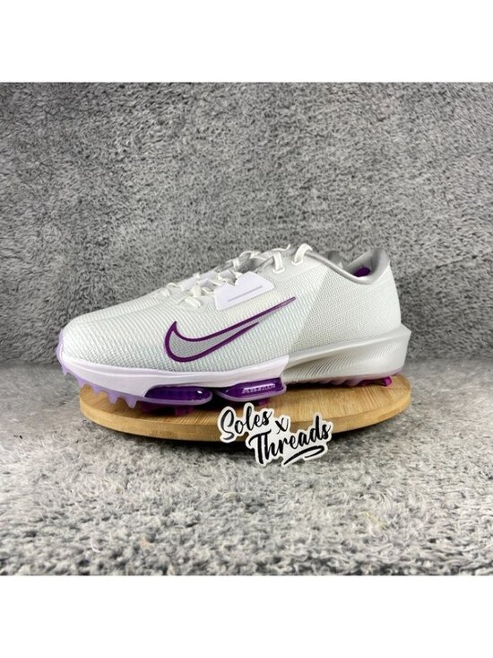 Nike Air Zoom Infinity Tour 2 Golf Spikes Sz 11 Men White Grey Purple FD0217-102 main image 4